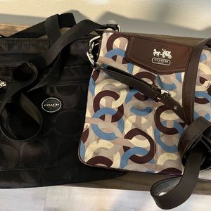 2 Beautiful Coach Crossbody handbags